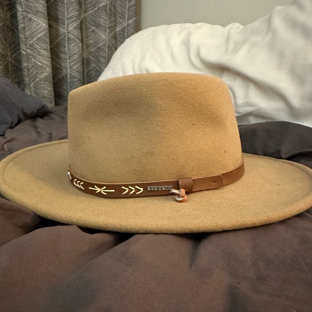 Stetson Tan Wool Santa Fe Outdoor Hat